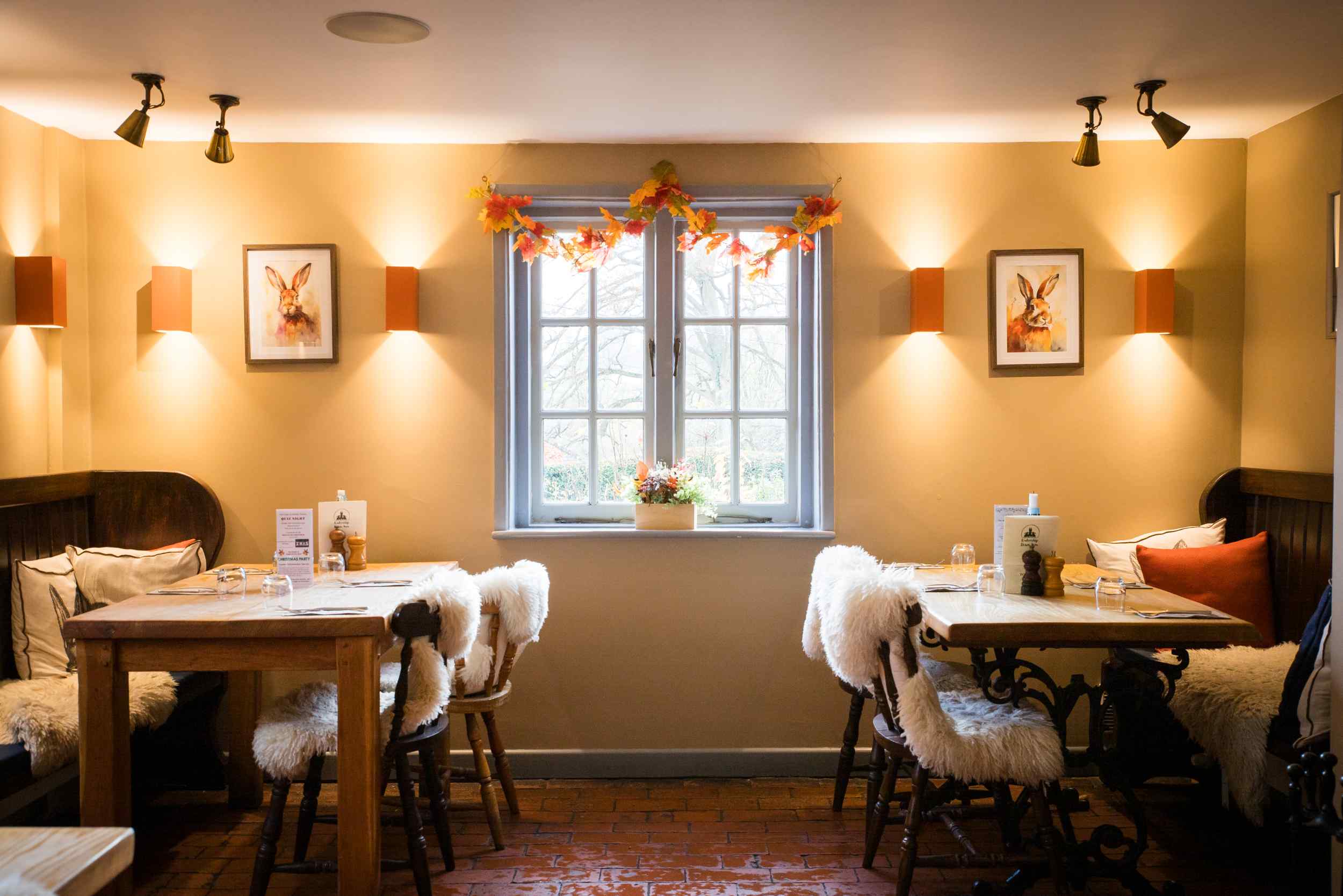 Autumnal Restaurant Decorations